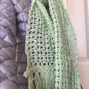 Mint green scarf